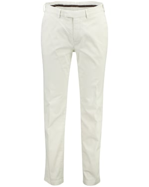 Gebroken witte broek Gardeur flatfront normale fit