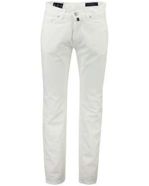Pierre Cardin Lyon Tapered broek wit katoen normale fit