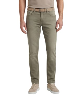 Pierre Cardin Lyon tapered fit broek bruin