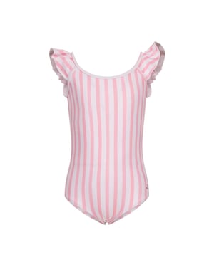 Trespass Meisjes Silia Stripe Eéngelig Badpak (Baby Roze)