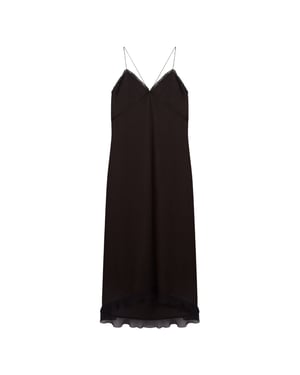 Ted Baker Mylra Slipjurk Met Ruches, Zwart