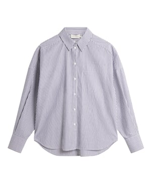 Ted Baker Vinales Boyfriend Fit Gestreept Katoenen Overhemd