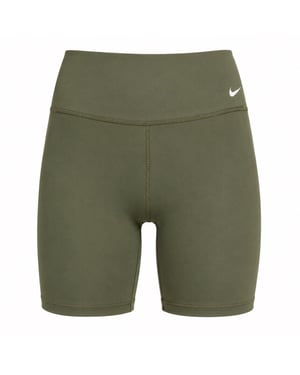 Nike Dri-fit Damesshorts Met Middelhoge Taille En Voering, Groen