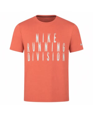 Nike Rise 365 Running Division Dri-fit Hardloopshirt Met Korte Mouwen Voor Heren, Roze