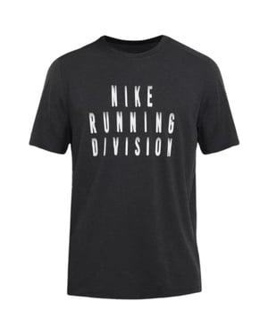 Nike Dri-fit 365 Running Division T-shirt Voor Heren, Zwart