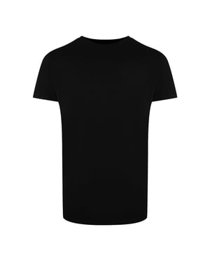 Zwart T-shirt Met Palm Angels Vlaglogo