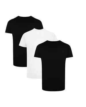 Palm Angels Tri-pack T-shirts Met Vlaglogo In Zwart-wit