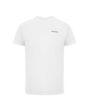Palm Angels Classic Logo Wit T-shirt