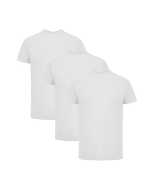 Palm Angels Tri-pack Tonal Classic Logo Witte T-shirts