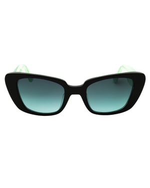 Kate Spade Fabia/s 07zj Ib Zwart Groen/grijsgroen Zonnebril Dames