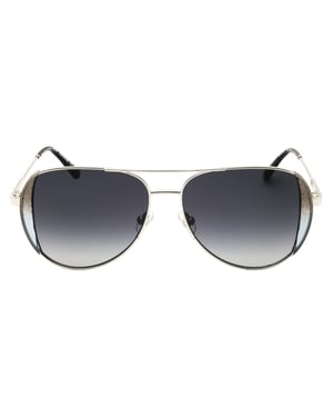 Kate Spade Zwarte Glitter Palladium Sf Zonnebril