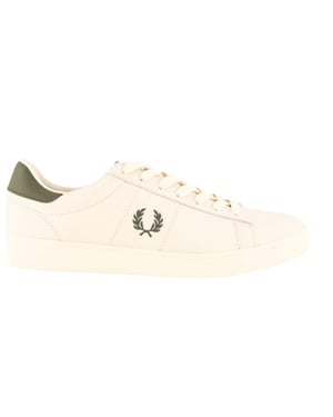 Fred Perry Spencer Leren Ecru Sneakers