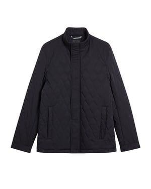 Ted Baker Zampa Gewatteerde Jas Met Trechtervormige Bovenkant, Marineblauw