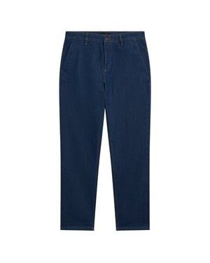 Ted Baker Westton Straight Fit Donkerblauwe Denim Chino