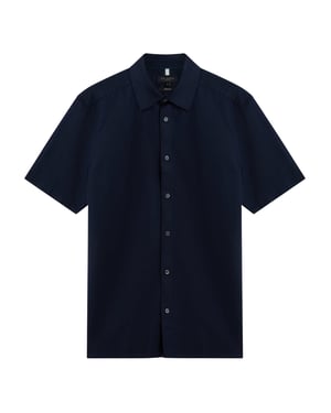 Ted Baker Zebra Regular Navy Linnen Overhemd