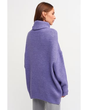 Oversized Geribbelde Coltrui