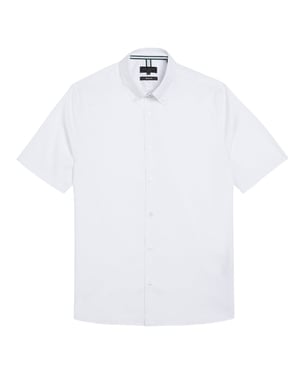 Ted Baker Aldgte Regular Premium Witte Oxford-overhemd