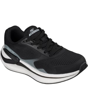 Skechers GO RUN Consistent Pro Corus Textiel Dames Zwart/Wit Sneakers