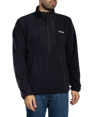 Columbia Sequoia Grove Fleecevest Met Halve Rits, Zwart