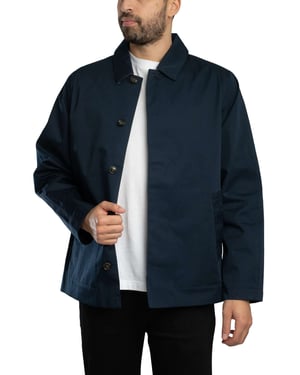 Barbour Korte Rokig Waterdichte Jas, Blauw