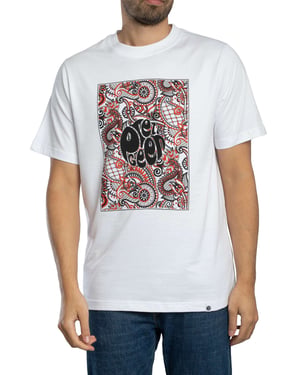 Pretty Green Resonance Box Logo T-Shirt, Wit