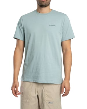 Columbia Grafisch T-Shirt Met Logo Op De Achterkant, Groen