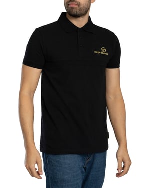 Sergio Tacchini Supermac Primo Poloshirt, Zwart