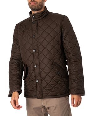 Barbour Gewatteerde Jas Van Powell, Groen