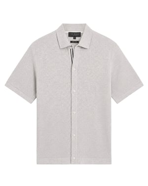 Ted Baker Connyr Grijze Regular Button-through Overhemd