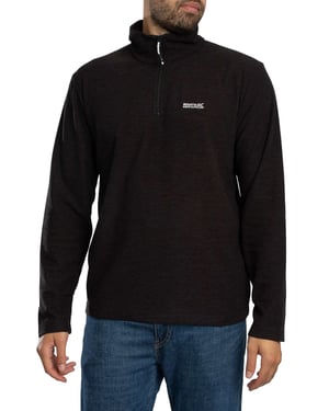 Regatta Thompson Marl Fleece Met Halve Rits, Grijs