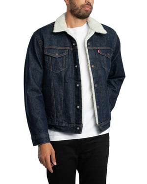 Levi's Type 3 Sherpa Trucker Jacket, Blauw