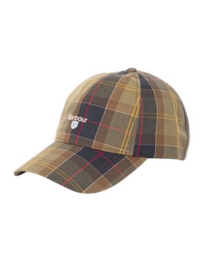 Barbour Tartan Sport-Honkbalpet, Groen