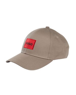 HUGO Box-Logo Baseballpet, Beige