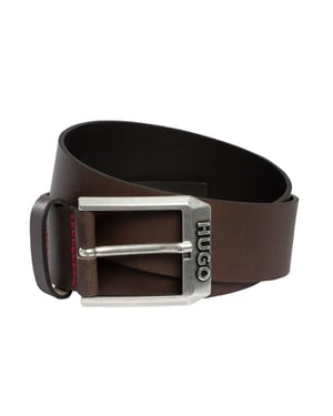 HUGO Gelio Lederen Riem, Bruin