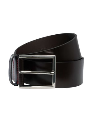 HUGO Giaspo Lederen Riem, Bruin
