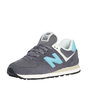 New Balance 574 Suede Trainers, Grijs