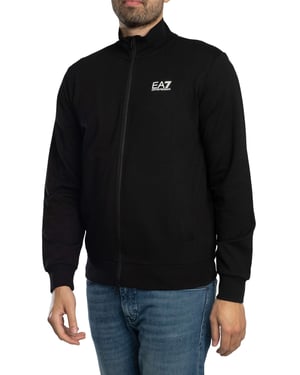 EA7 Aperta Zip Track Jacket, Zwart