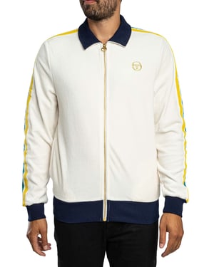 Sergio Tacchini Monte Velours Trainingsjack, Wit