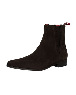 Jeffery West Suède Chelsea Boots, Bruin