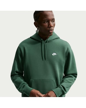 Nike Heren Club Fleece Pullover Hoodie (Bosgroen)