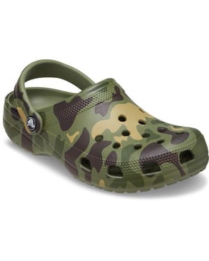 Crocs Classic Duck Camo EVA Heren Zwart/Cargo Klompen