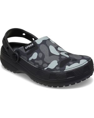 Crocs Classic Crafted Camo Textielmix Heren Zwarte Klompen