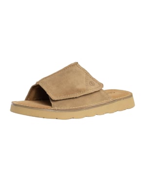 Clarks Solsbury Suède Slippers, Bruin