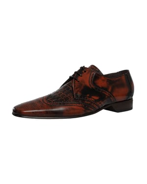 Jeffery West Leren Derby-Schoenen, Bruin