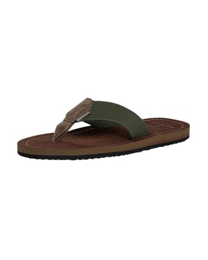 Barbour Toeman Slippers, Groen