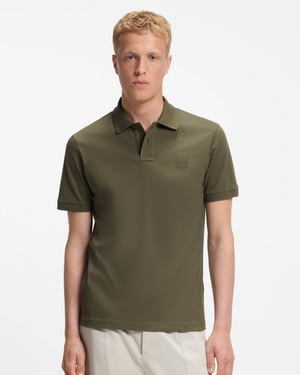 BOSS Passagierspoloshirt, Groen