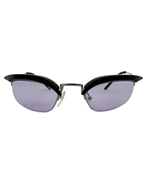 Prada cat-eye zonnebril in paars metaal
