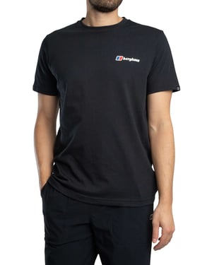 Berghaus T-Shirt Met Klaslogo, Zwart