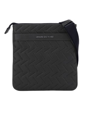 Armani Exchange Messenger-Tas Met Ingebouwd Merklogo, Zwart