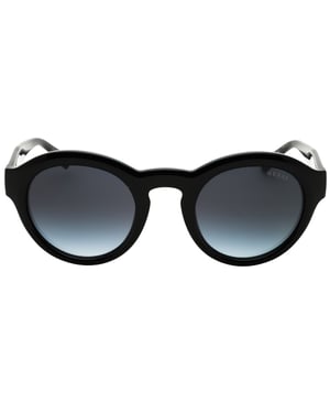 Guess Zonnebril Met Gradient Rookkleurige Lenzen In Glanzend Zwart